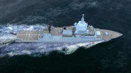 Una fragata clase Hunter. (foto: Rohde & Schwarz)