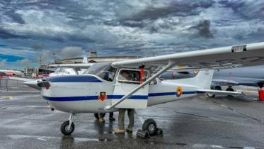 Cessna 172 Skyhawk (FAC2481) de la Fuerza Aeroespacial Colombiana (foto: Carlos Vanegas)