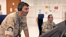 Personal del Ej�rcito del Aire y del Espacio, en concreto de mando y control a�reo. (foto Ej�rcito del Aire y del Espacio)