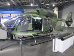 El H145M en la pasada feria LAAD (autor)