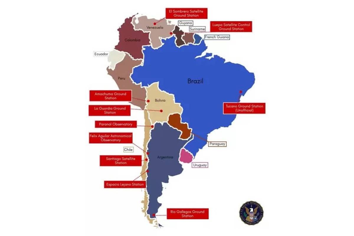 Las 11 instalaciones vinculadas a China en cinco países latinoamericanos según el Congreso de Estados Unidos. Las 11 instalaciones vinculadas a China en cinco países latinoamericanos según el Congreso de Estados Unidos.