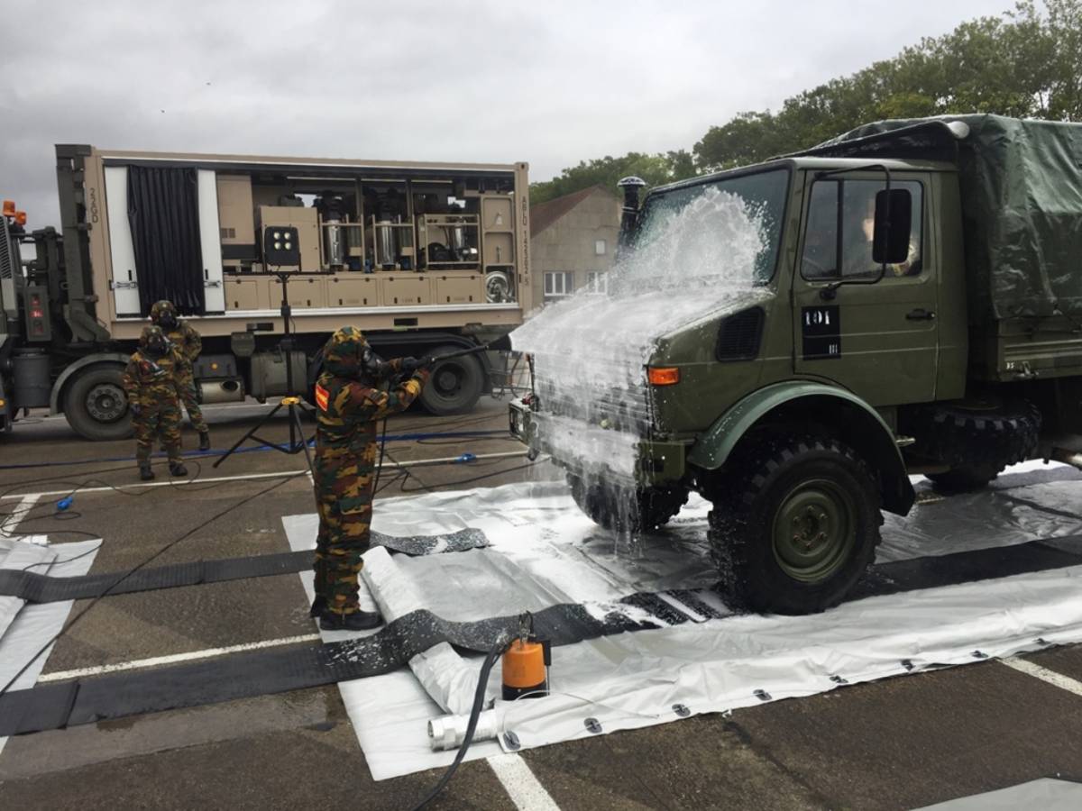 Sistema de descontaminaci�n (Hispano Vema)