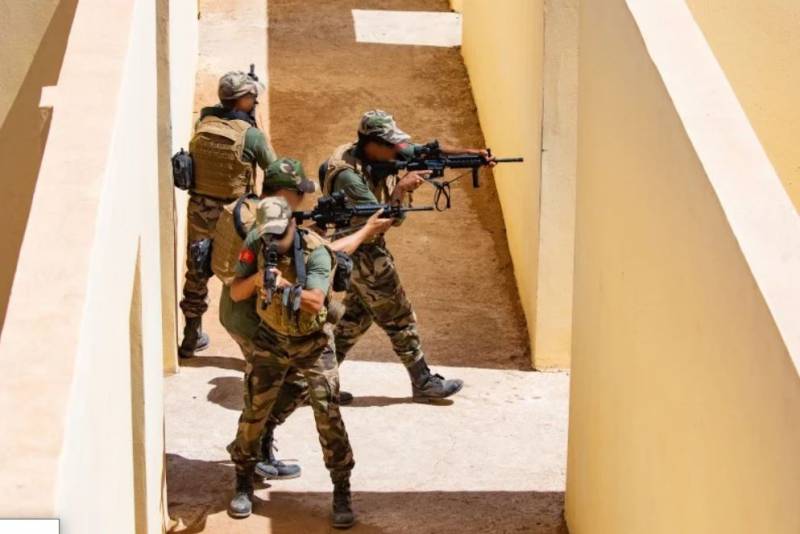 Fuerzas Especiales del Ej�rcito Marroqu� en las Maniobras African Lion 22.