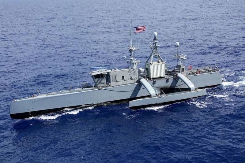 El buque no tripulado Sea Hunter de la Divisi�n de Buques de Superficie No Tripulados Uno de la US Navy. (Cr�ditos: US Navy)