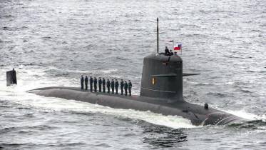 Submarino Clase Scorp�ne SS-22 "Carrera� de la Armada de Chile (Foto: Armada de Chile)