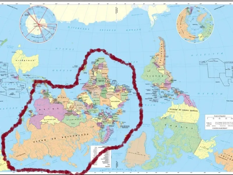 La Isla del Mundo (Mackinder). Fuente: Elaboraci�n del autor sobre Mapa pol�tico del Mundo. Instituto Geogr�fico Nacional