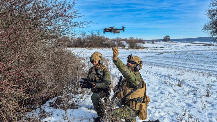 La BRIMAR�aprovecha las capacidades de distintos drones. (foto: EMAD)